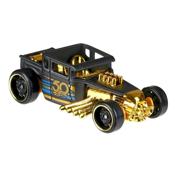 **HOT WHEELS 50th ANNIVERSARY BLACK AND GOLD YOU CHOOSE ONE** 